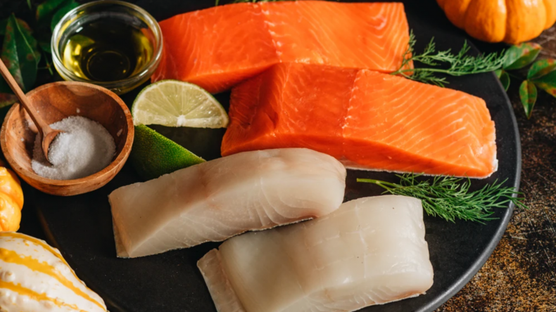 Alaska Halibut & King Salmon Duo Sizzlefish