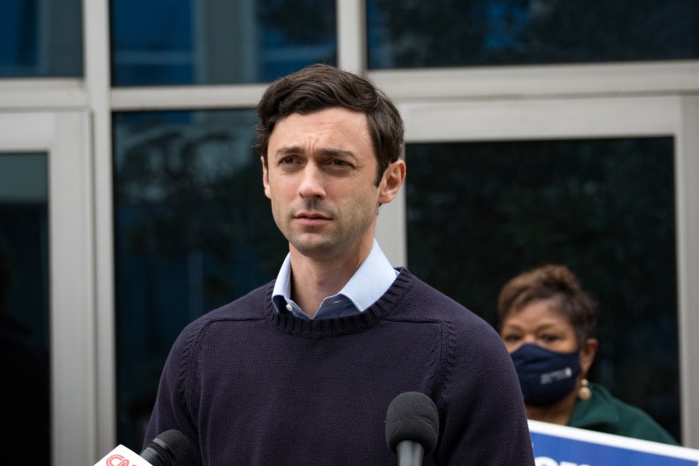 Georgia Democratic Senate candidate Jon Ossoff