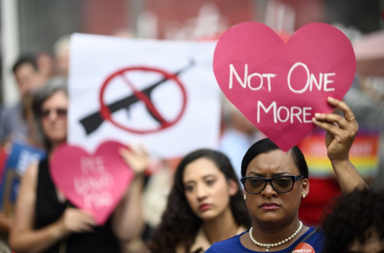 Gun violence protest US