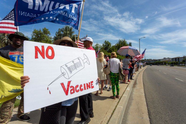 anti-vaccination sign