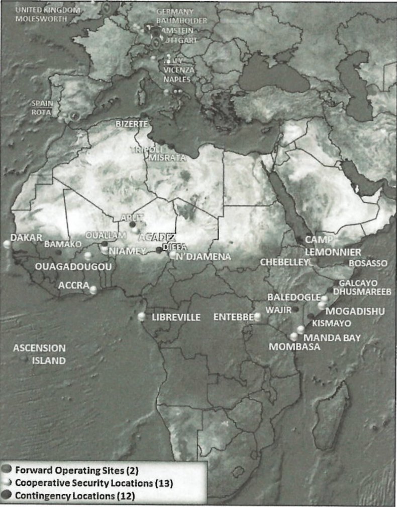 us, military, africa, command, map, locations