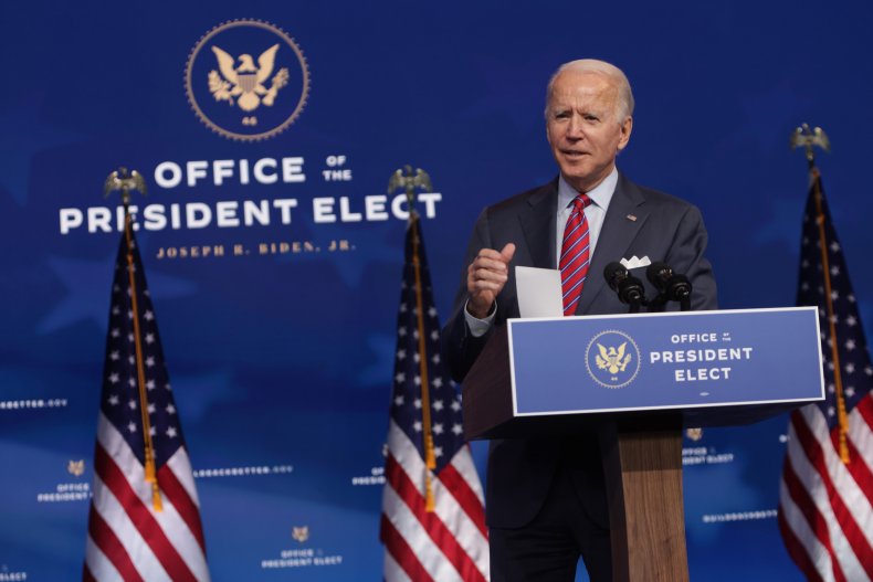 U.S. President-elect Joe Biden