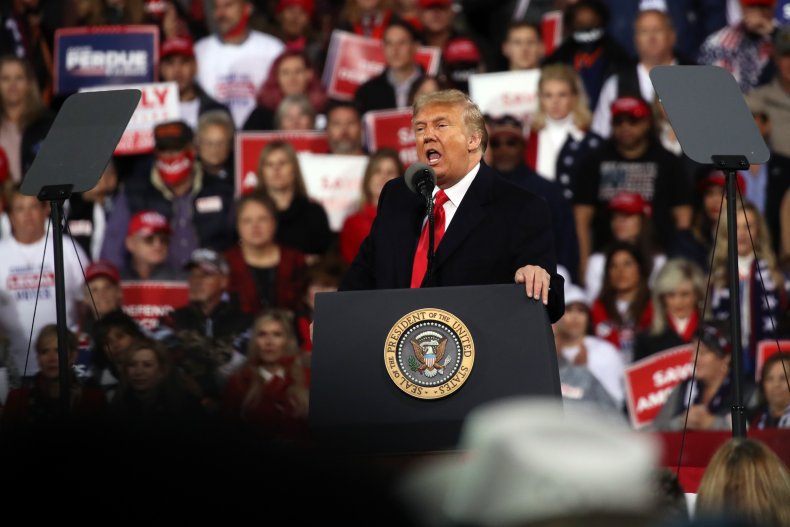 Trump speaks at Georgia rally