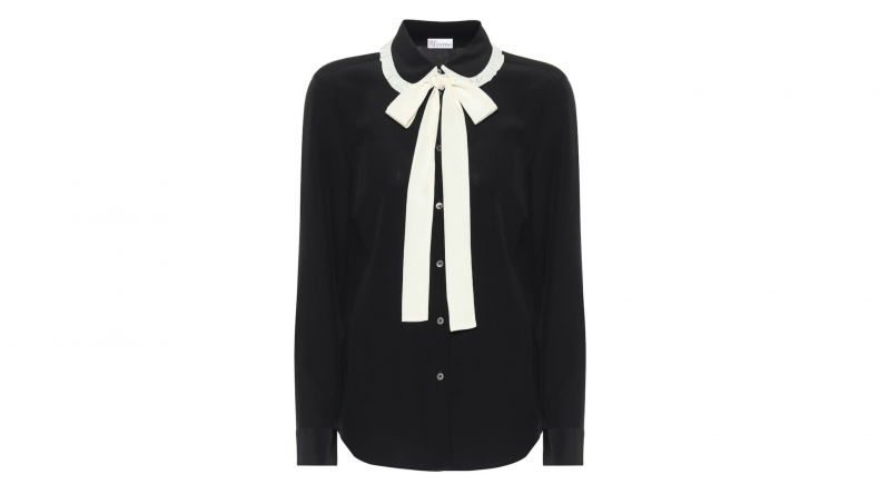 REDValentino Silk Crêpe-de-chine Shirt