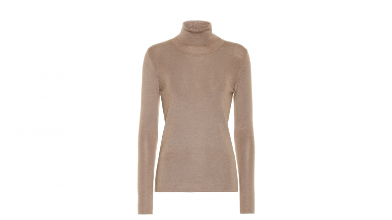 Prada Cashmere and Silk Turtleneck Sweater