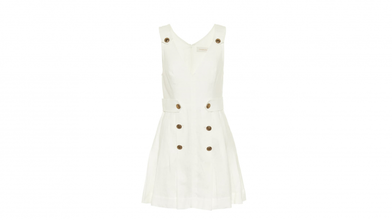 Zimmerman Lovestruck linen mini dress