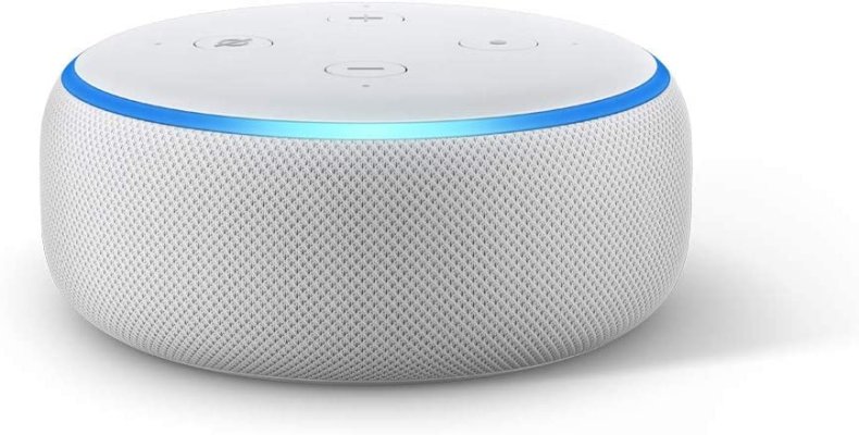 perfect white elephant gift Alexa echo dot