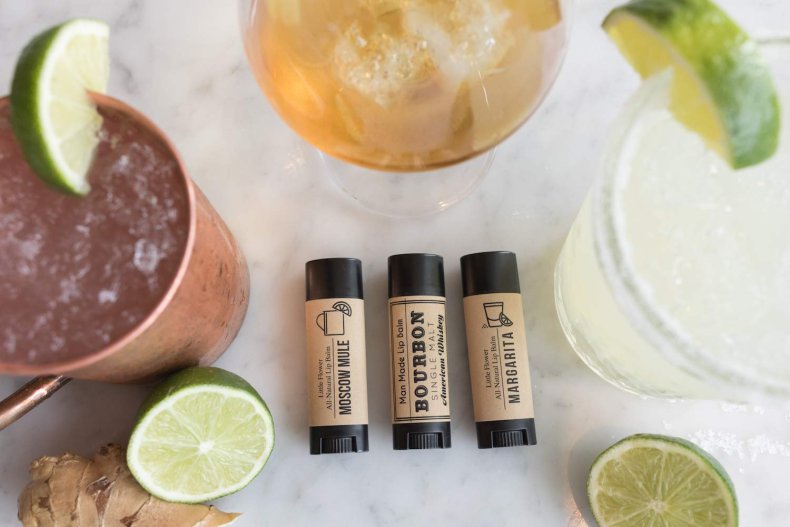 perfect white elephant gift bourbon chapstick
