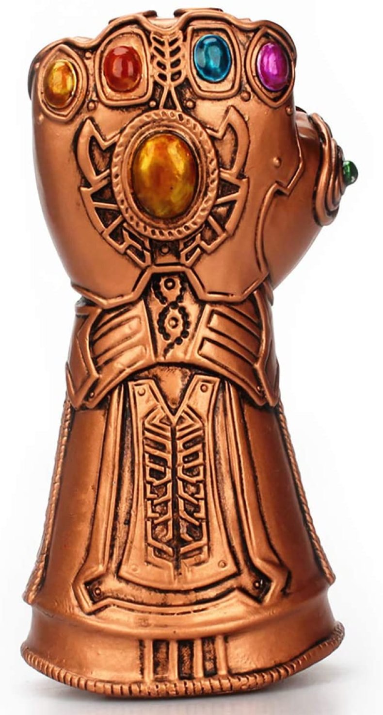 perfect white elephant gift Thanos bottle opener