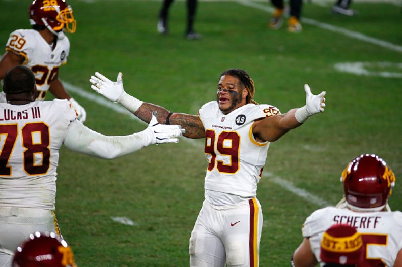 Washington and Pittsburgh Steelers