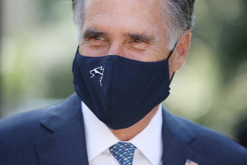 Sen. Mitt Romney in Washington DC