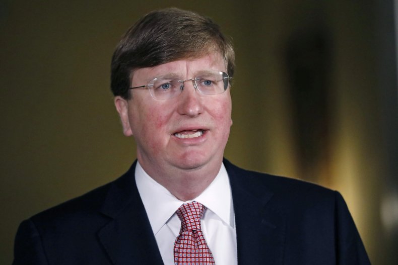 STORIA-POLITICA-RAZZISMO DEGLI STATI UNITI Il governatore repubblicano del Mississippi Tate Reeves offre