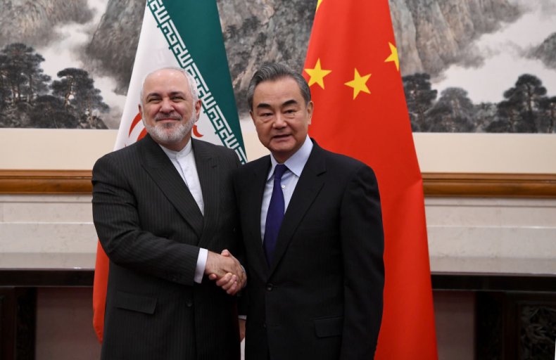 Javad Zarif and Wang Yi