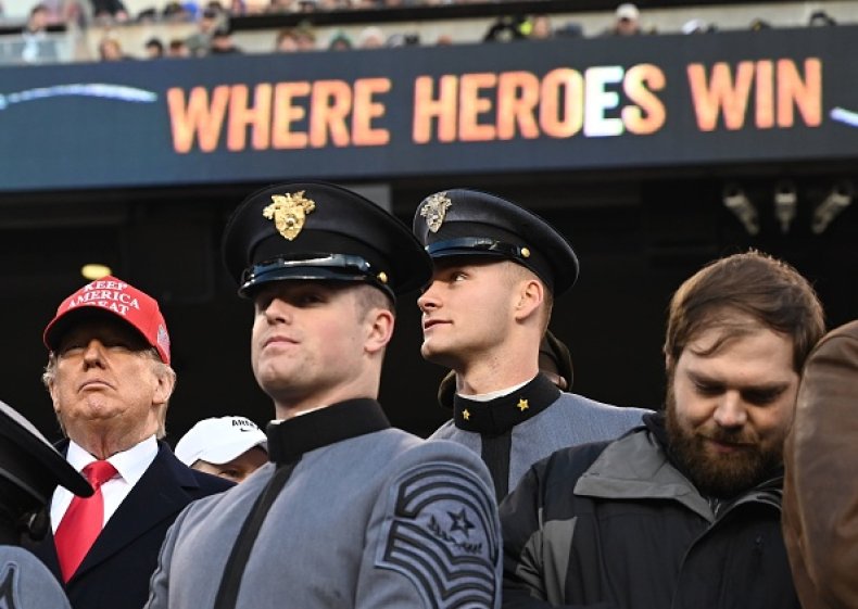 Trump at Army-Navy Game 2020