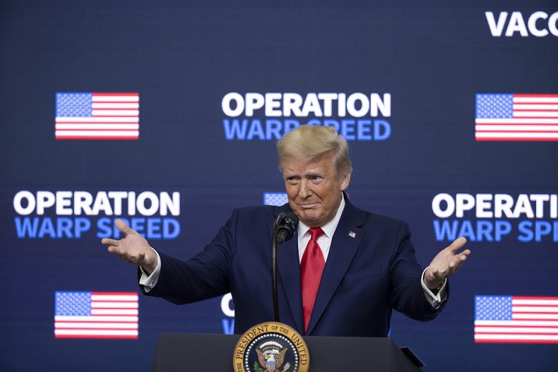 Donald Trump Speaks About Operation Warp Speed