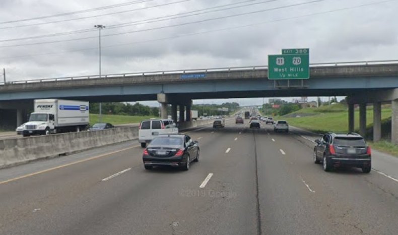 Interstate 40 in Knoxville, Tennessee