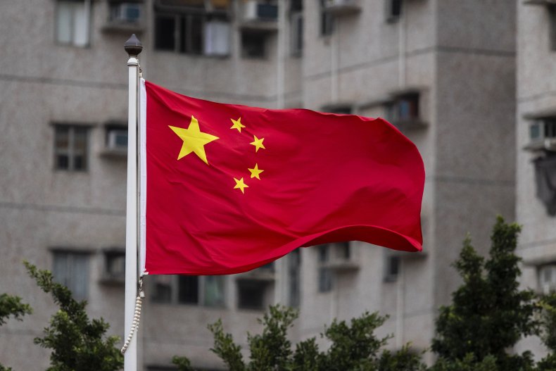 China's National Flag Flies in Hong Kong