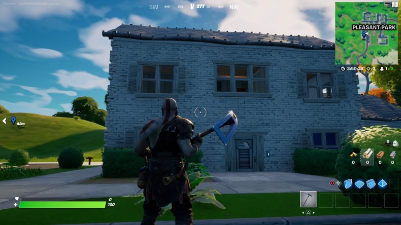 fortnite clue locations pleasant park house