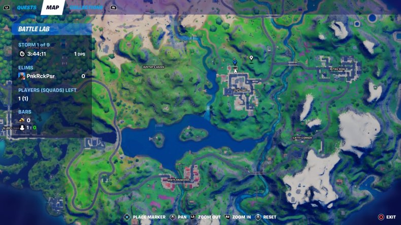fortnite clue locations lazy lake map