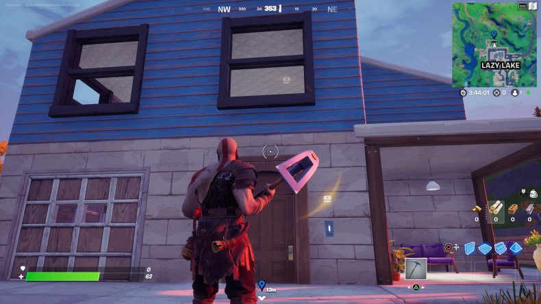 fortnite clue locations lazy lake house