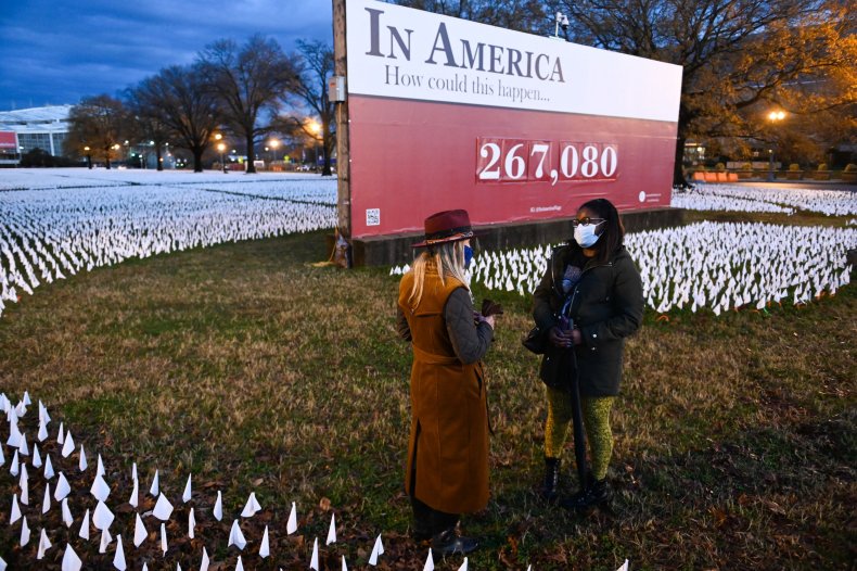 Washington D.C. COVID-19 deaths art installation 2020