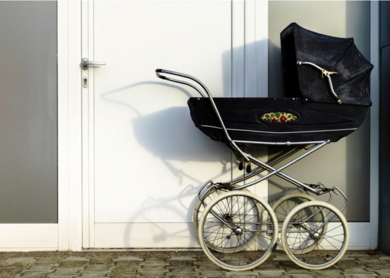 Scandinavia: Babies nap outside in winter