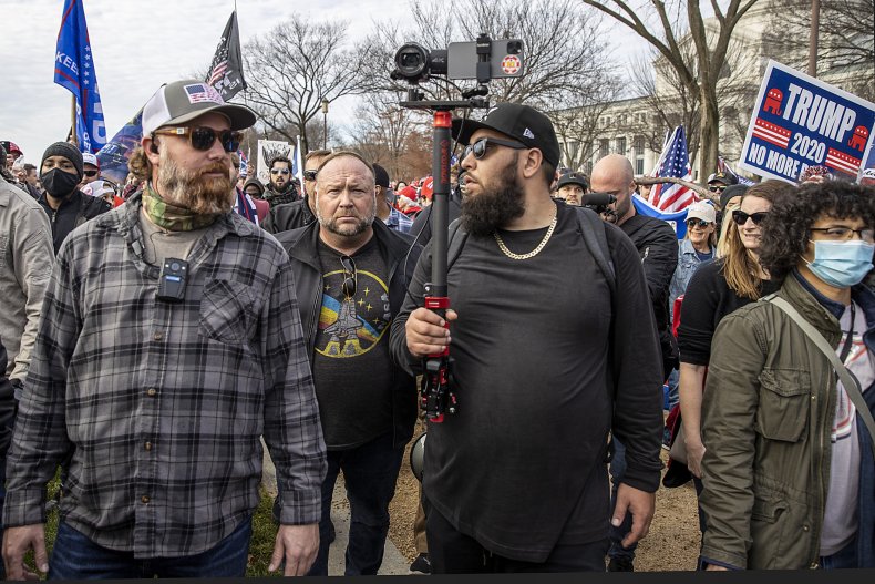 Alex Jones Washington DC Million MAGA MArch