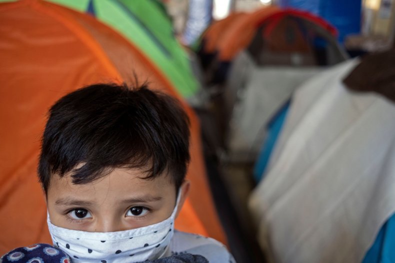 A boy at the Juventud 2000 shelter