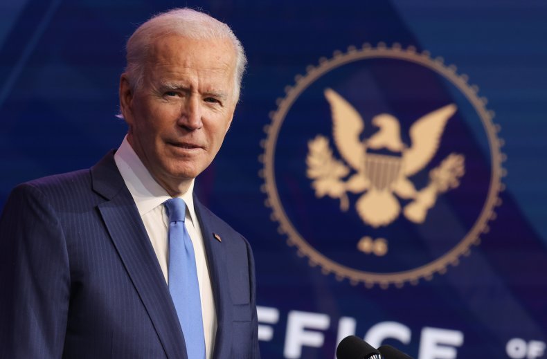 Joe Biden speaks in Wilmington, Delaware