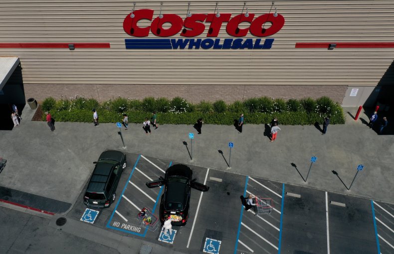 A Costco store in California