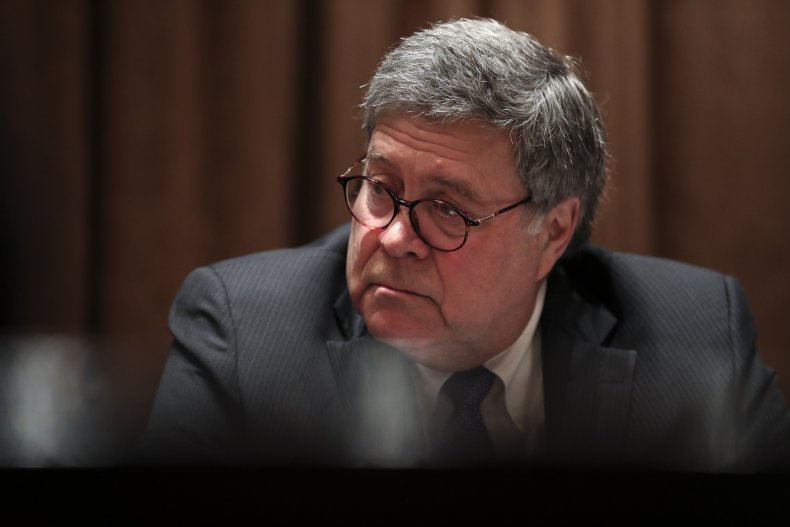 william barr resigns covid vaccine trump praise