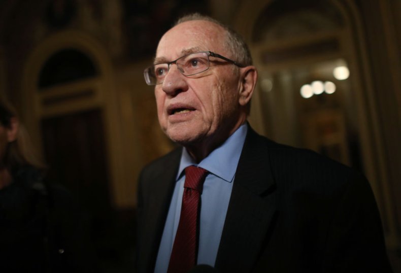 Alan Dershowitz During Senate Impeachment Trial