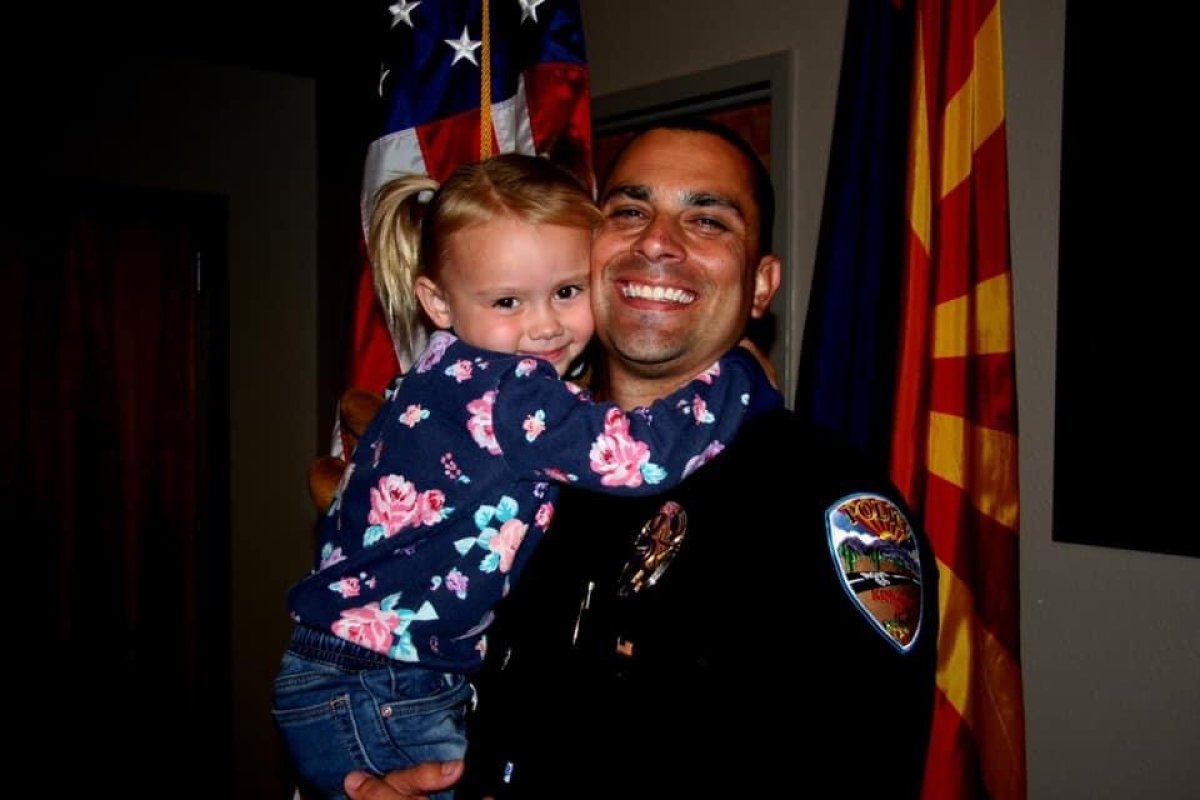 Police, Police Officer, Adoption, Father, daughter 