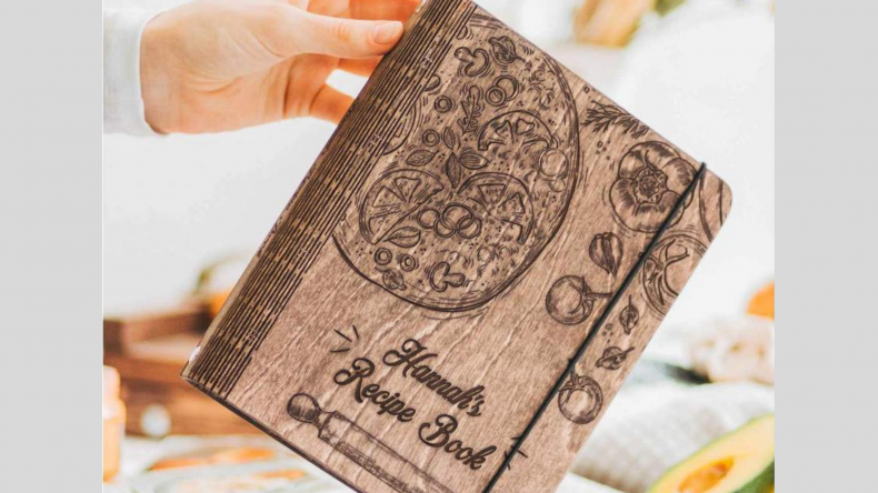 EnjoyTheWood™ Recipe Book Wooden Journal