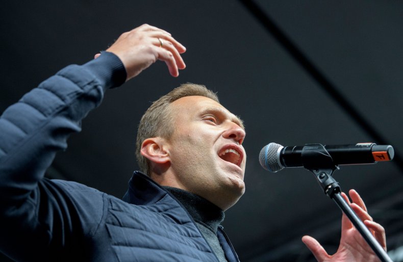 Russian opposition leader Alexei Navalny