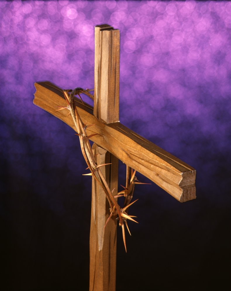 Crucifix Crown of Thorns Stock Image