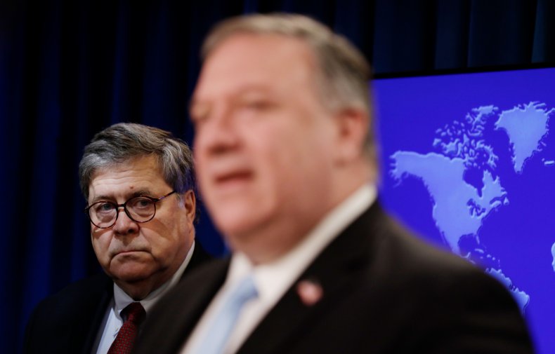 mike pompeo bill barr praise resignation trump