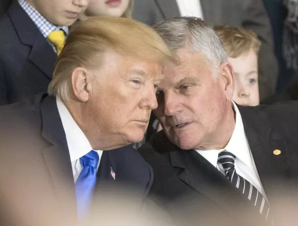 Donald Trump com Franklin Graham