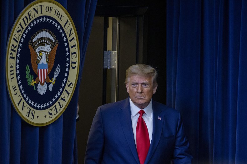 Donald Trump Arrives at Operation Warp Speed