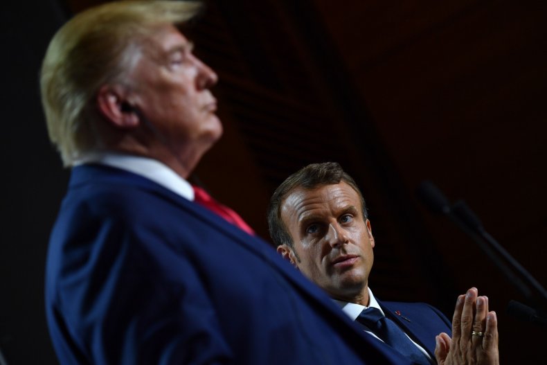 Trump Macron