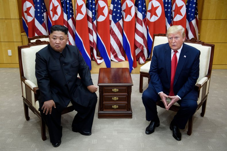 Kim Jong-Un and Donald Trump