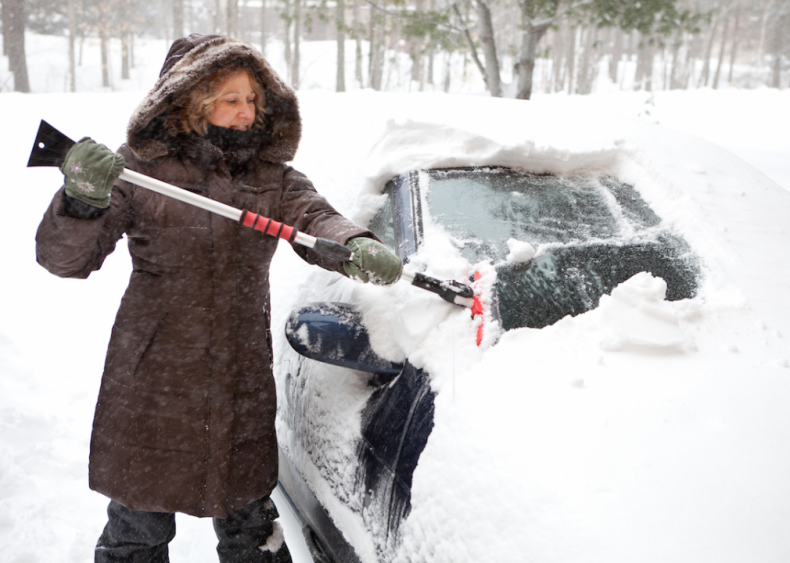 #15. Buy a windshield ice scraper