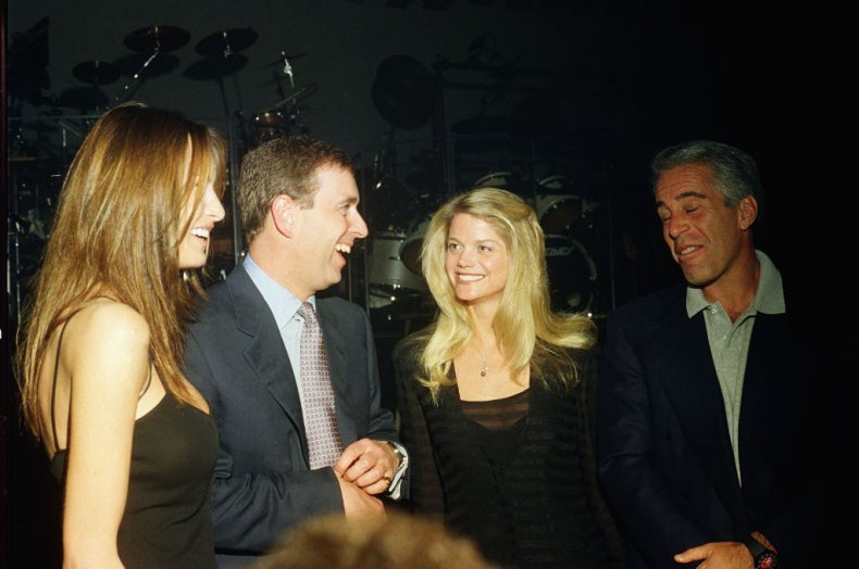 Prince Andrew, Jeffrey Epstein and Gwendolyn Beck