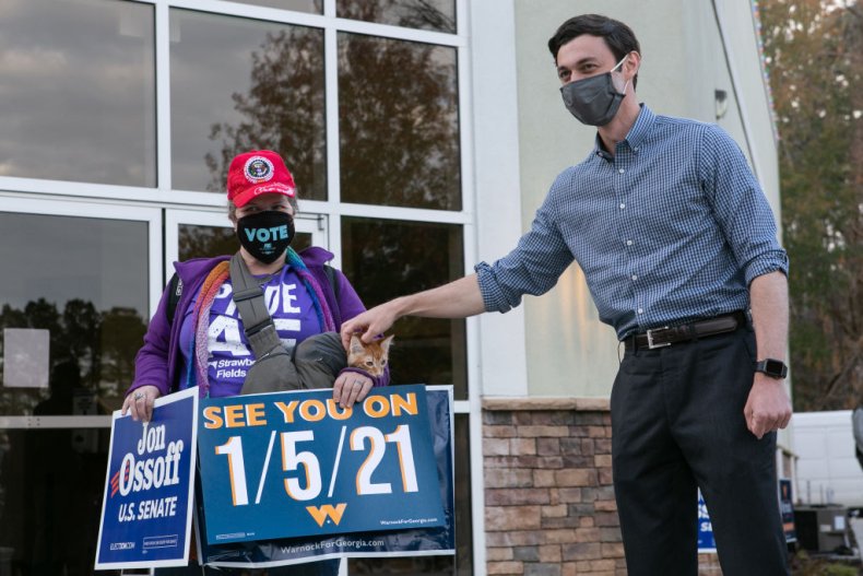 Senate candidate Jon Ossoff
