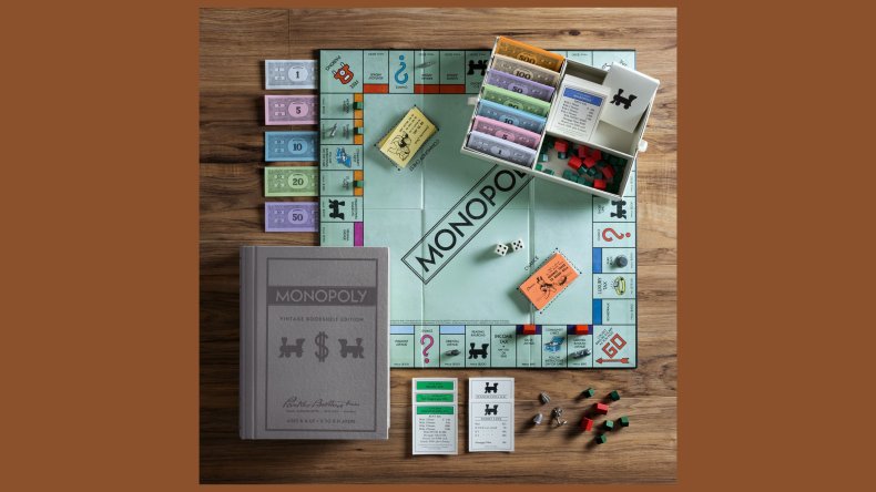 Monopoly Personalized Vintage Bookshelf Edition Board Game