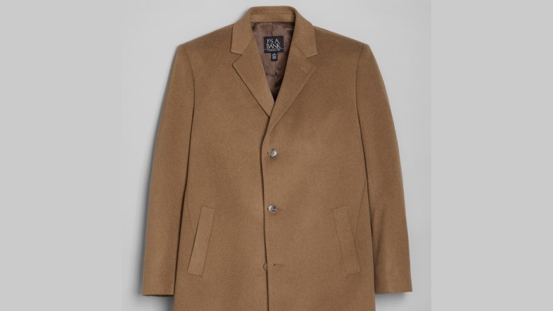 Joseph A Bank Tailored Fit Topcoat
