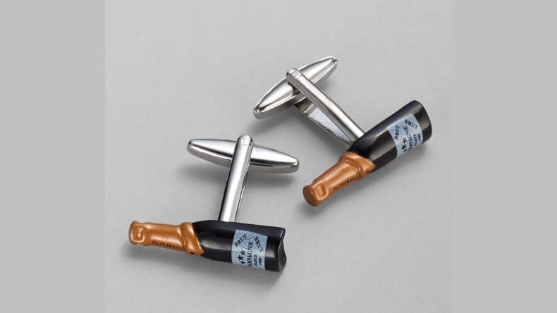 Jos A Bank Champagne Bottle Cufflinks