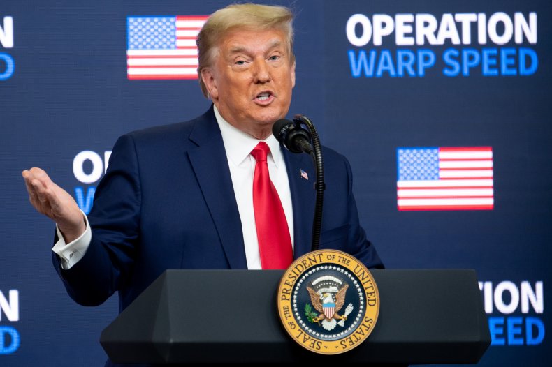Donald Trump Speaks About Operation Warp Speed