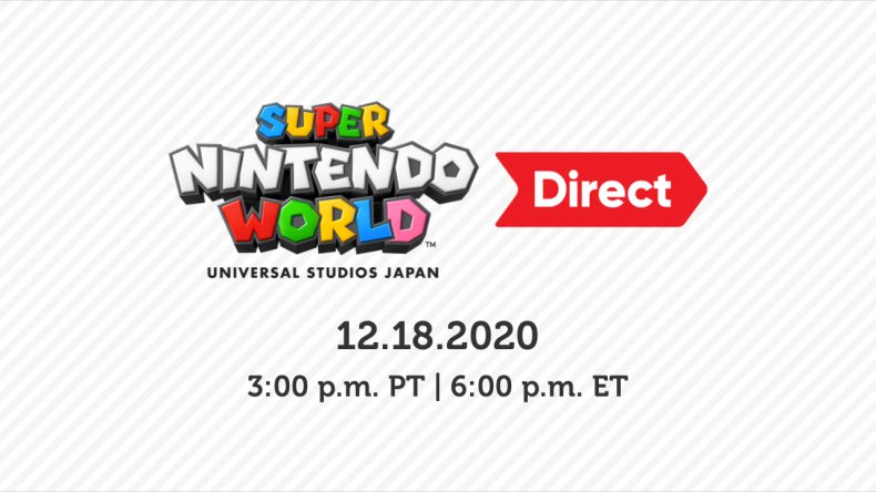 super nintendo world direct presentation