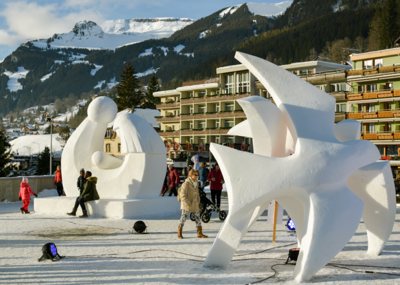 World Snow Festival in Grindelwald, Switzerland